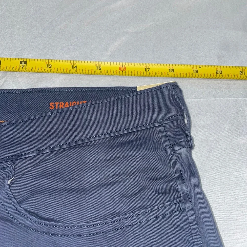 Dockers Mens All Seasons Tech Straight Fit Chino Pants Blue Gray 34x32 NEW